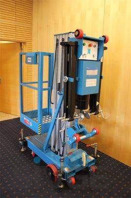 Chine Plate-forme de travail hydraulique de chargement facile, ascenseur vertical de mât de 10 mètres pour des usines à vendre