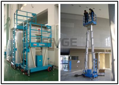 China Two Person Mobile Elevating Work Platform 10 Meter Platform Height For Factories for sale