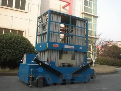 China Blue 16 M Mobile Elevating Work Platform Multi Mast Type With 160 kg Load for sale