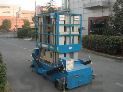 China 14 M Aluminum Alloy One Man Lift Multi Mast With 200 kg Load Capacity for sale