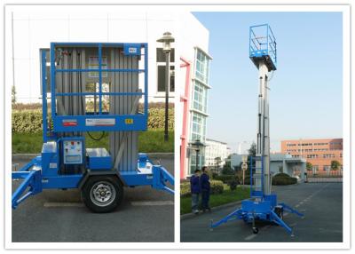 China Plataforma de trabajo de elevación móvil de la aleación de aluminio plataforma de la elevación hidráulica de 10 metros en venta