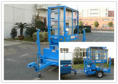 China Hydraulic Trailer Mounted Boom Lift 8 Meter For Outdoor Maintenance Work for sale