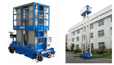 China Hydraulic Mobile Elevated Aluminum Work Platform With 12m Platform Height for sale