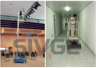 China Plataforma de funcionamento de elevação móvel do único mastro da escada do elevador GTWZ6-1006 hidráulico à venda
