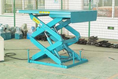 China 1500mm lifting height stationary aerial scissor lift 3Kw with 1000kg capacity for sale