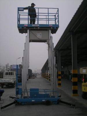 China Four Mast Aerial Mobile Elevating Work Platform With 8m Working Height for sale