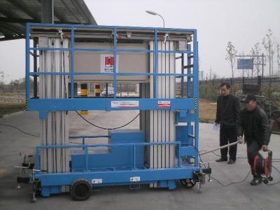 China Plataforma de trabalho automotora para teatros, elevador hidráulico da plataforma de trabalho 10m à venda