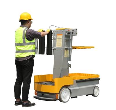 China 300 Lbs Load Capacity Aerial Order Picker with Front Wheel Drive System en venta