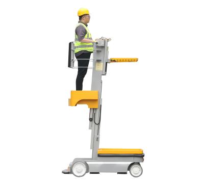 China Great Performance One Man Lift Aerial Order Picker Platform Manlift Stock picker for sale