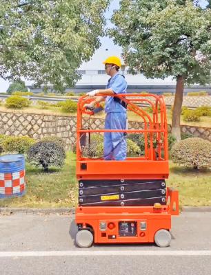 China Mini Scissor Lifts 6 Meter Working Platform For Painting for sale