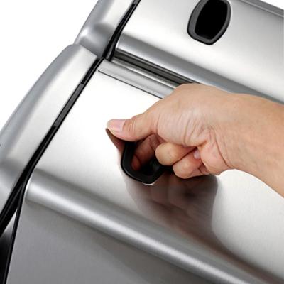 China Lata de lixo dupla retangular de prata do compartimento de 5,28 galões à venda