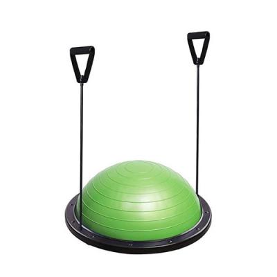 China Balance Trainer Gym Half  Balance Ball Yoga Fitness Exercise With Pump Resistance Bands for sale
