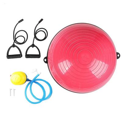 China Sport Gym Half Balance Ball Trainer Slip Resistance 100% PVC Material for sale