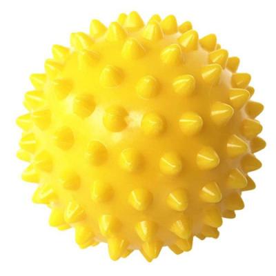 China Custom Colorful Massage Ball 9.5cm Home Fitness PVC Spiky Point Massage Relax Ball for sale