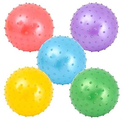 China 5 Pack Inflated Soft Spiky Massage Ball For Feet Hand Fitness Workout Relax Home for sale