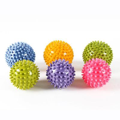 China Pilates Spiky Massage Ball PVC Foot Trigger Point Stress Relief Yoga Massager for sale