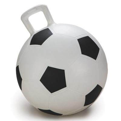 China Stability Handle Space Ball Hopper Soccer Bouncing Hop Ball Toy 28cm 45cm for sale