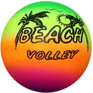 China Inflatable Beach Ball Rainbow Color Printing Volleyball Toys For Game Training for sale