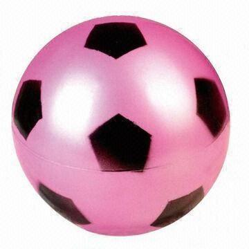 China 25cm PVC Toy Ball Football Pattern Printing Swimming Pool Outdoor Toys for sale