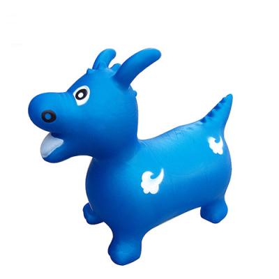 China Jumping Dog Animal Space Hopper Inflatable Bouncy Hopper Toys Extra Thickness for sale