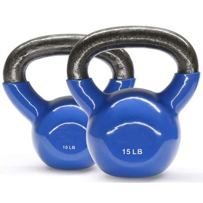 China Weight Fitness Gym Kettlebell PVC Home Gym Workouts Kettlebells 2kg - 12kg for sale