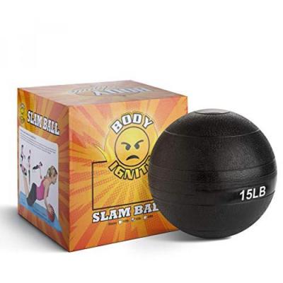 中国 注文のロゴ重くされた堅いSLAMの球を満たすポリ塩化ビニールの薬の体育館適合の砂を訓練するスリップの体育館の耐久の適性力無し 販売のため