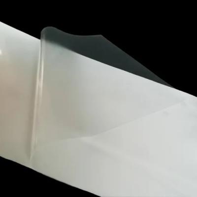 China 0.08mm High Elastic Thermoplastic Adhesive Film Tpu Hot Melt Textile Ironing for sale