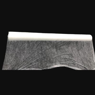 China Web adhesiva del derretimiento caliente del PES el 150cm del pegamento de la tela para el material de cuero en venta