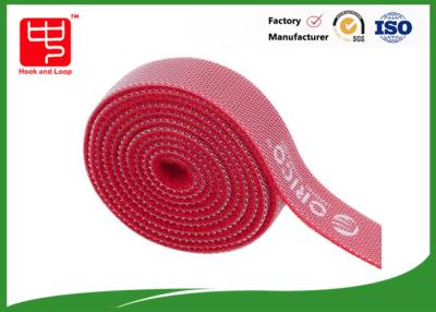 China Self Gripping Reusable 25m Double Sided Hook And Loop Tape for sale