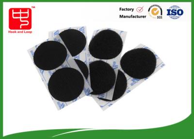 China Acrylic Glue Custom Patches Black Color Soft Loop 25 * 25mm for sale