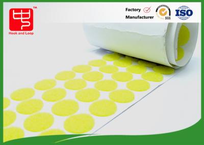 China Roll Yellow Color Custom Patches , 20 * 20mm Sticky Dots for sale