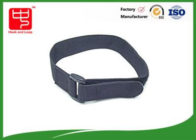 China Black nylon webbing straps 18mm Width 250mm Length webbing tie down straps for sale