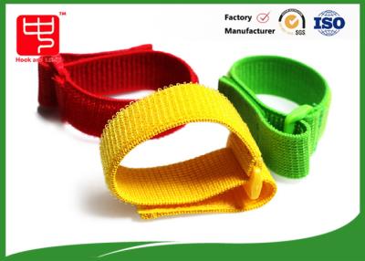 China Reuseable Elastic  Straps with buckle , adjustable nylon straps  cable tidy for sale