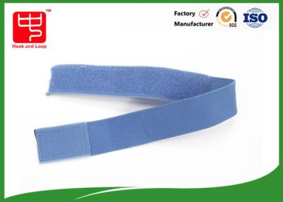 China Gancho y lazo de nylon Eco de las cintas de velcro elásticos fuertes azules del color - amistoso en venta