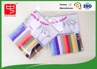 Chine Le crochet et la boucle micro réutilisables attache couleur de colliers d'animal familier de chiot la diverse 10 * 350mm à vendre