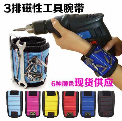 China Woodworking Magnetic Screw Holder Wrist , Drill Bits Wrist Magnet for sale