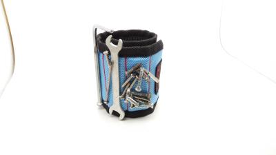 China Multi Pocket  Straps Handyman Pouch Magnetic Wristband for sale