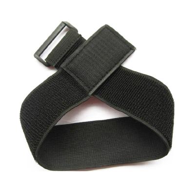 China Versatile Non Slip Elastic Hook Straps / Black Elastic Bandage  for sale
