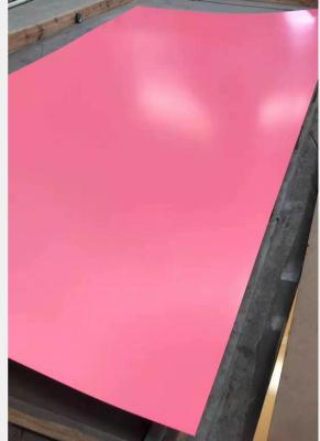 China 304 Pink pVD Metal Stainless Steel Sheet Plate High Quality Manufacturers Suppliers In China for sale