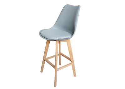 China Nordic Contemporary Beech Bar Stool for sale