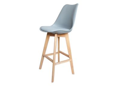 China PP Seat Beech Bar Stool Customized Color Easy To Maintain for sale