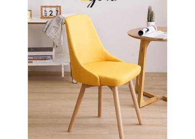 China Ergonomic Curved Nordic Style Dining Chair beech Dining Room Furniture for sale