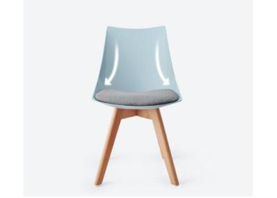 Китай Изогнутый задний нордический стиль обедая стул, кожаные деревянные обедая стулья продается