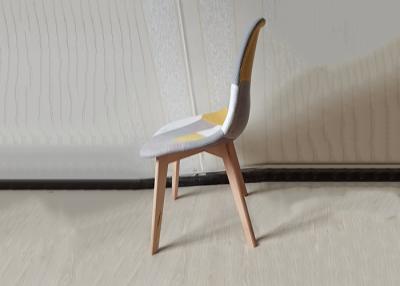 China cadeiras de jantar de veludo do fio da faia e de madeira com projeto do espaldar à venda