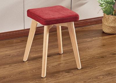 China Beech Leg Bedroom Dressing Chair Strong Structure No Smell for sale