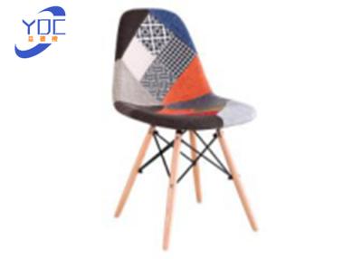 China Modern Cloth Art Cafe Commercial Restaurant Chairs Spliced Fabric Decoration for sale