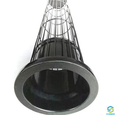 China Q235 Wild Steel Dust Collector Filter Cage Silicon Coating for sale