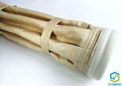 Chine Aramid a senti les sachets filtre plissés des sachets filtre 130mm Baghouse à vendre