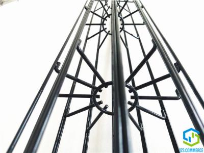 Chine Cage verticale collée de Chambre de sac d'acier au carbone de cage d'araignée de la cage 120mm de pli de Wire12 Ray Star Cage Silicon Coating à vendre
