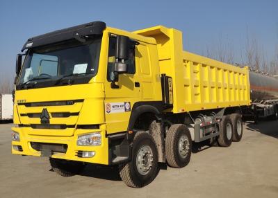 중국 8L Sinotruk Howo 8x4 Dump Truck Euro 2 Engine 371hp Left Hand Driving 판매용